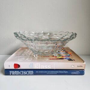 Vintage Fostoria Bowl American Cubist